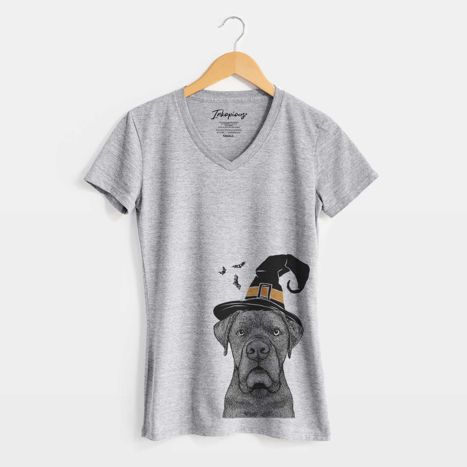 Witch Rocco the Cane Corso - Women's V-neck Shirt