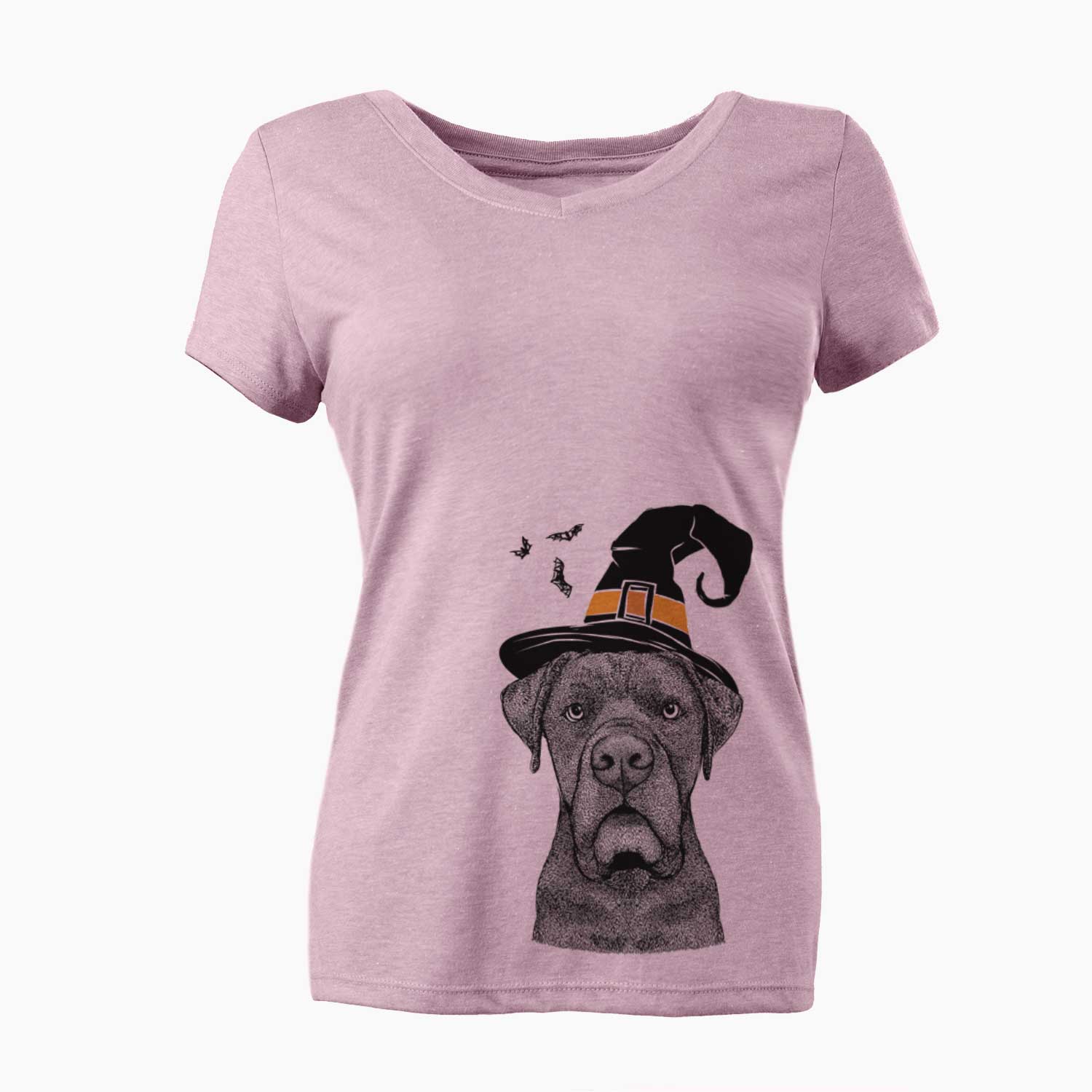 Witch Rocco the Cane Corso - Women's V-neck Shirt