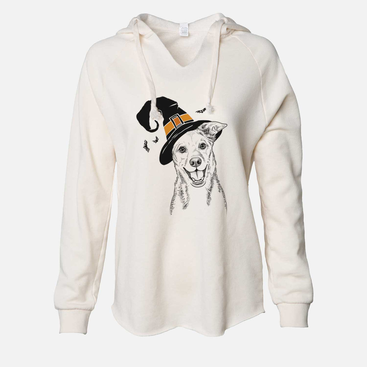 Witch Rocco the Mixed Breed - Cali Wave Hooded Sweatshirt