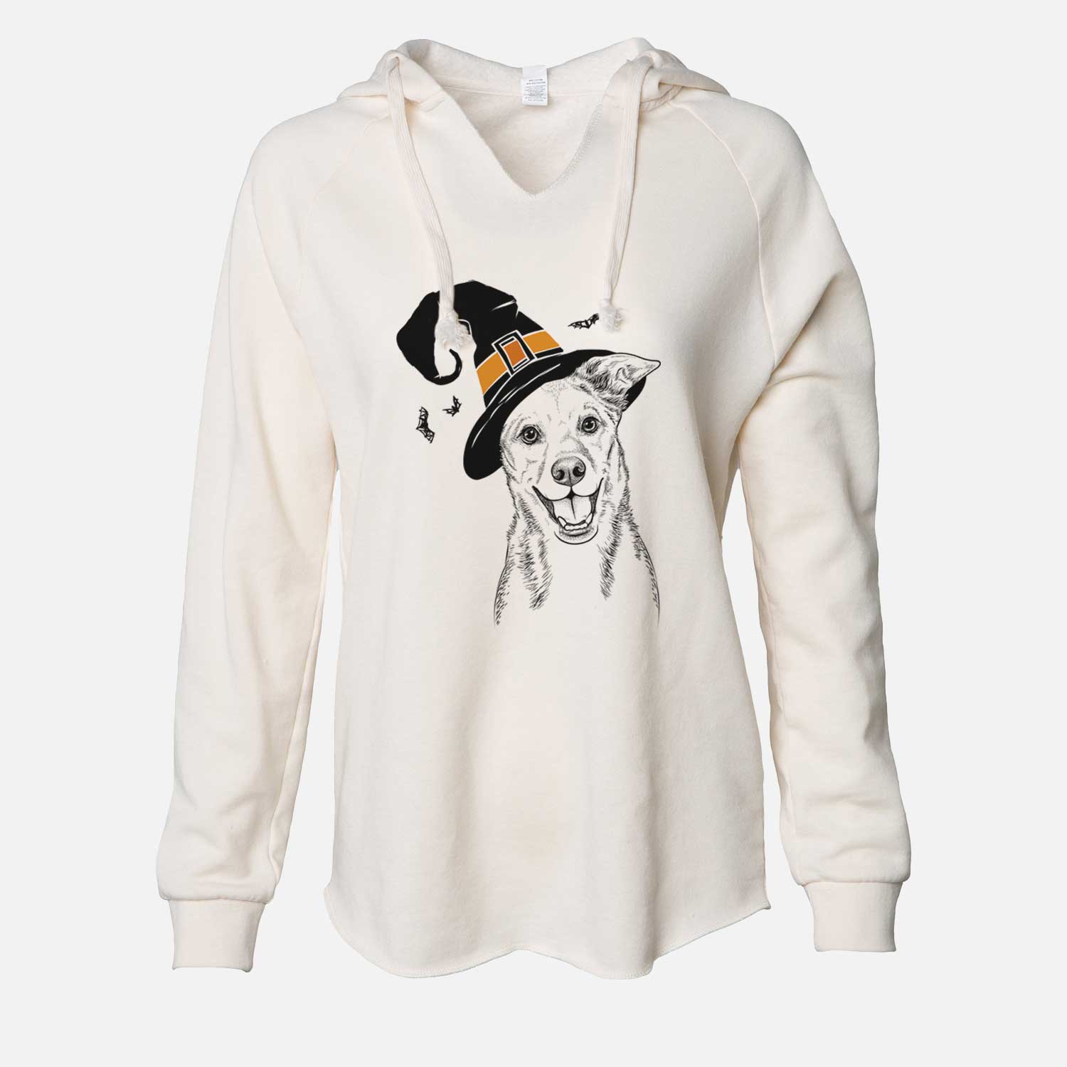 Witch Rocco the Mixed Breed - Cali Wave Hooded Sweatshirt