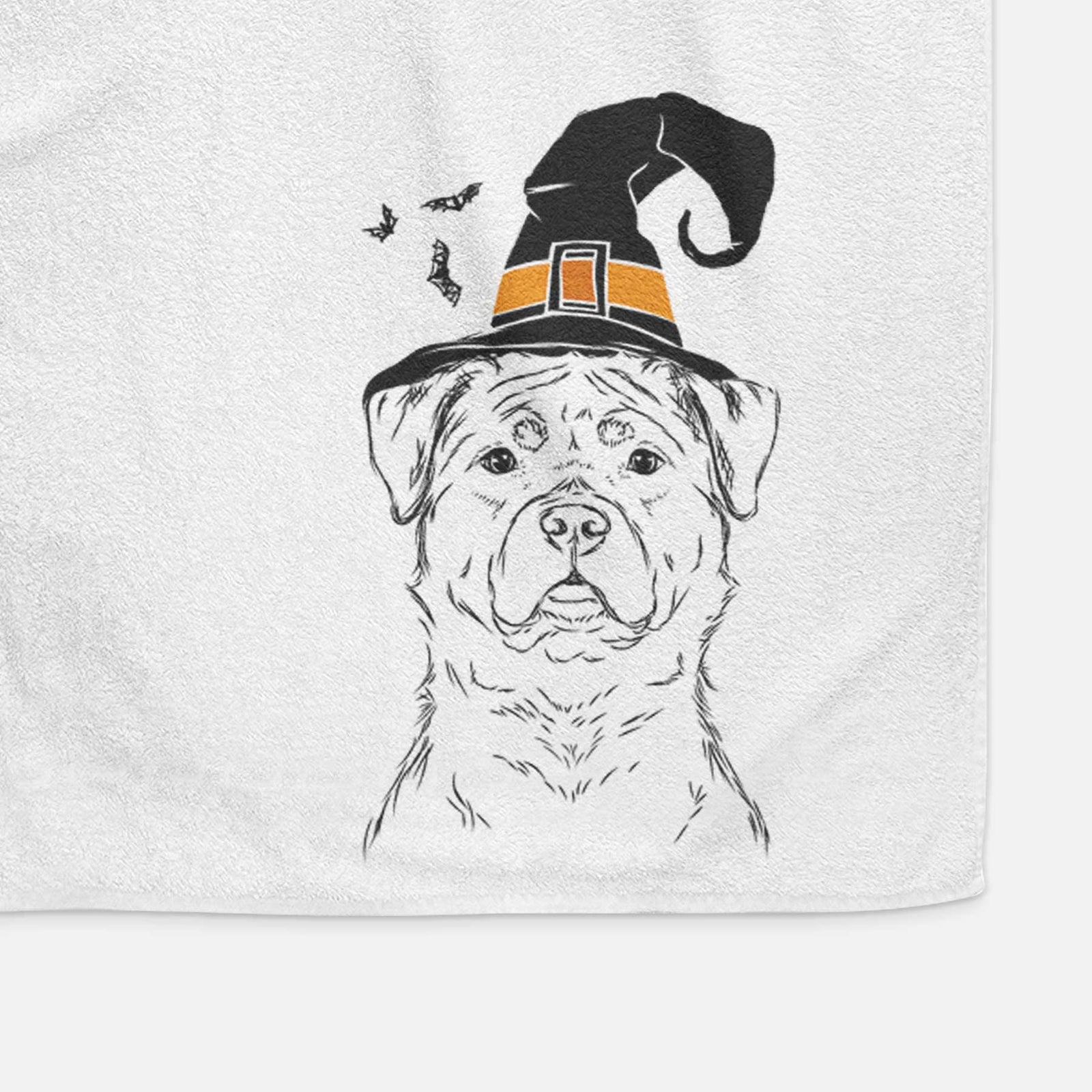 Rocky the Rottweiler Decorative Hand Towel