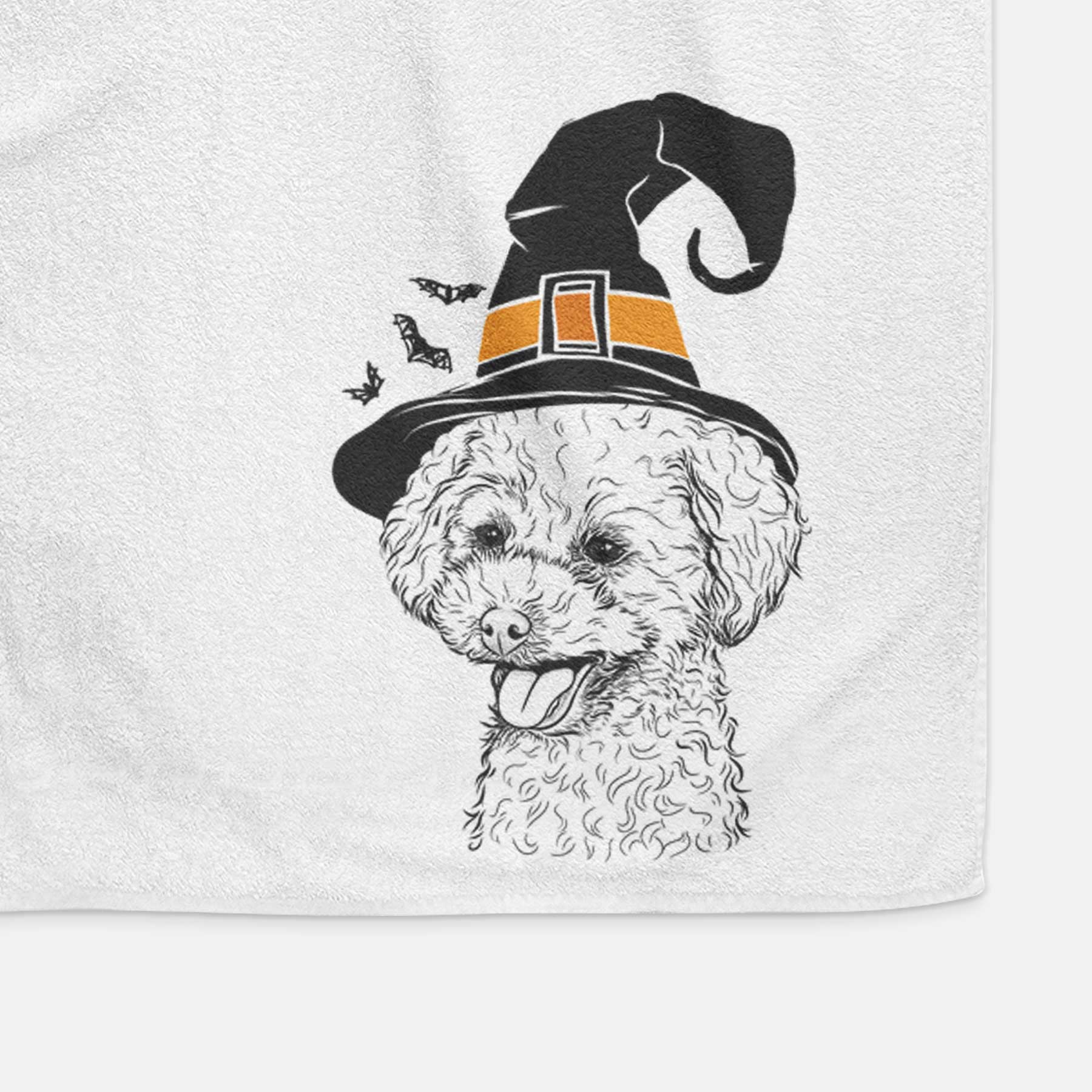 Rocky the Teacup Poodle Decorative Hand Towel