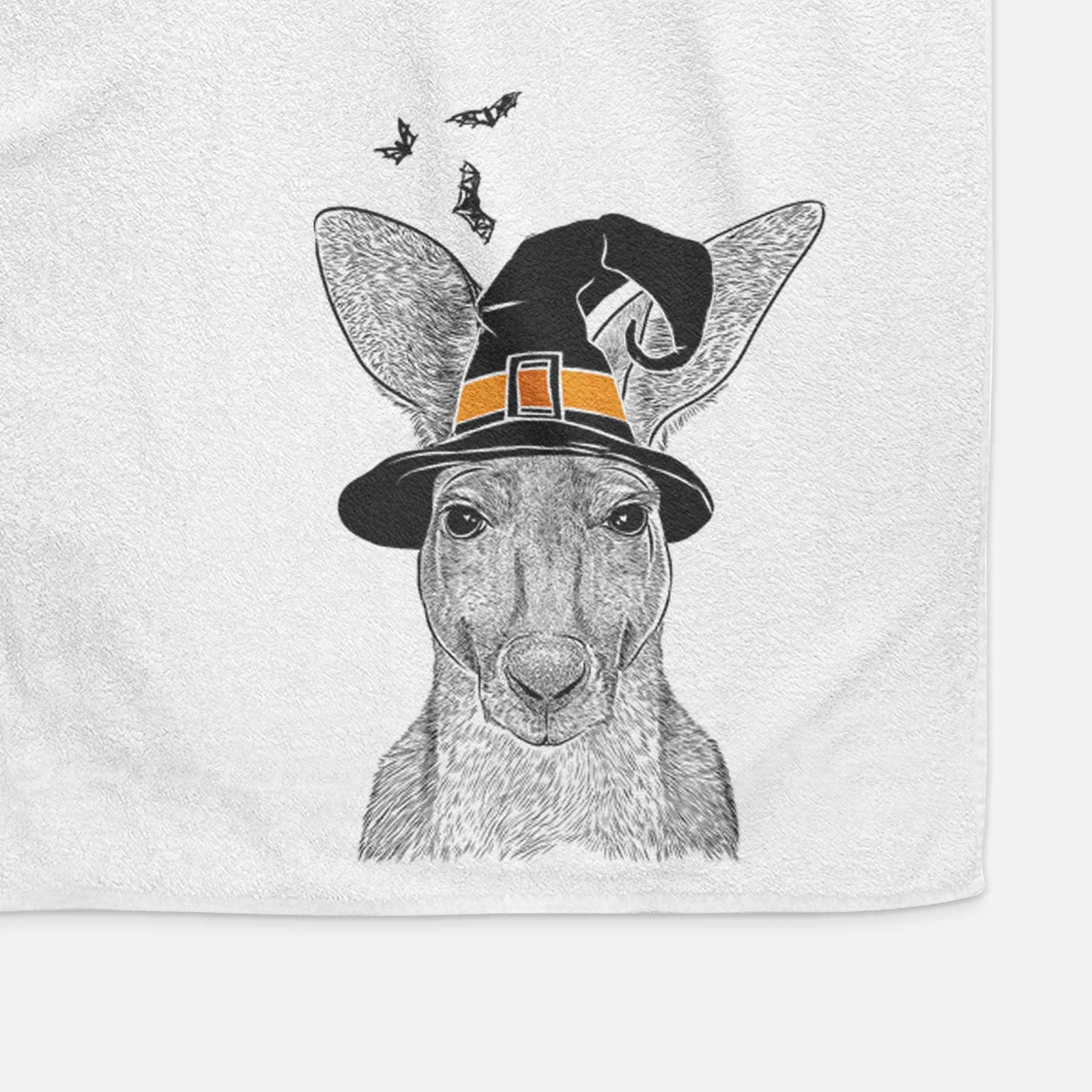 Roger the Red Kangaroo Decorative Hand Towel