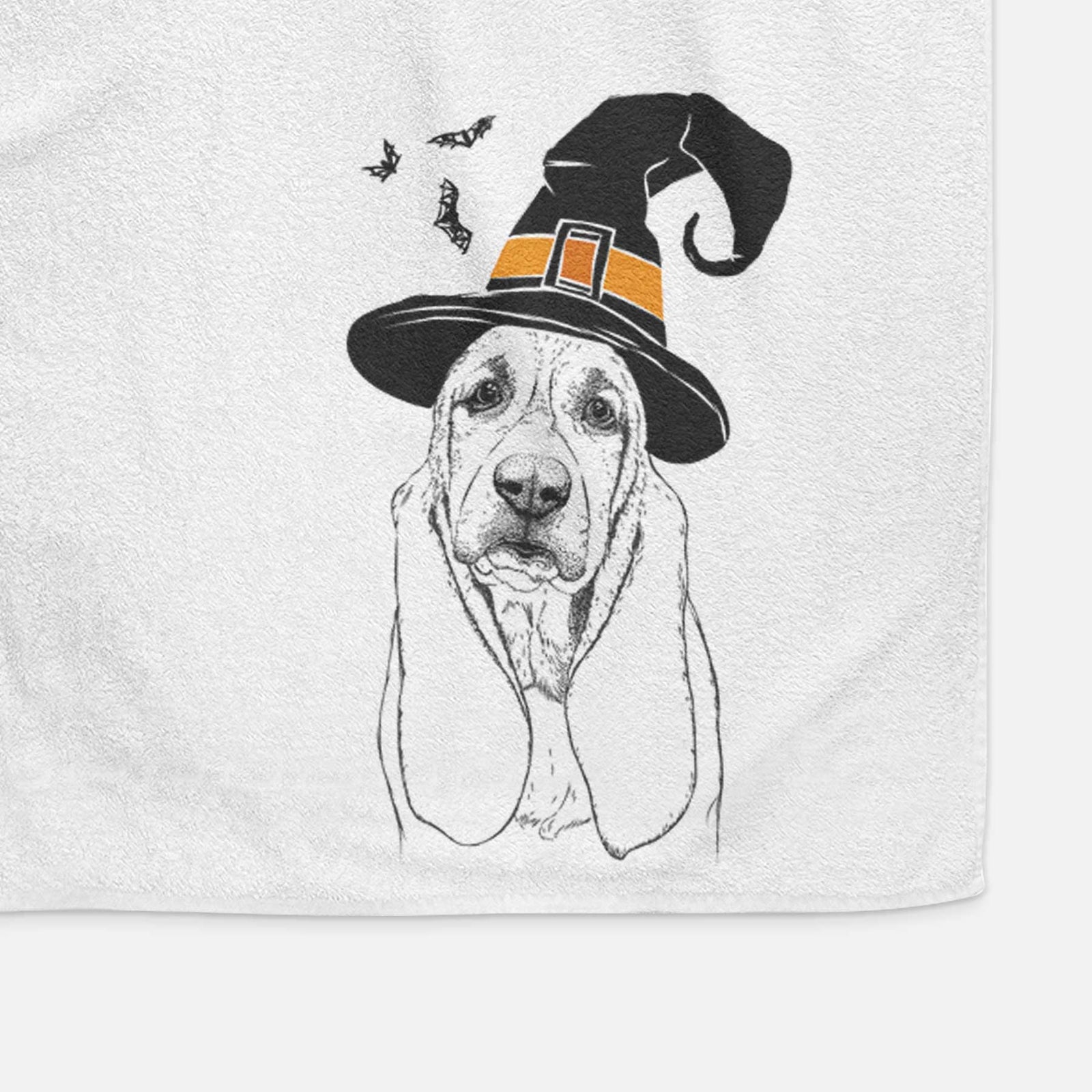 Rolo the Basset Hound Decorative Hand Towel