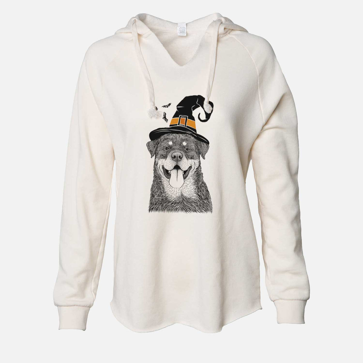 Witch Romeo the Rottweiler - Cali Wave Hooded Sweatshirt