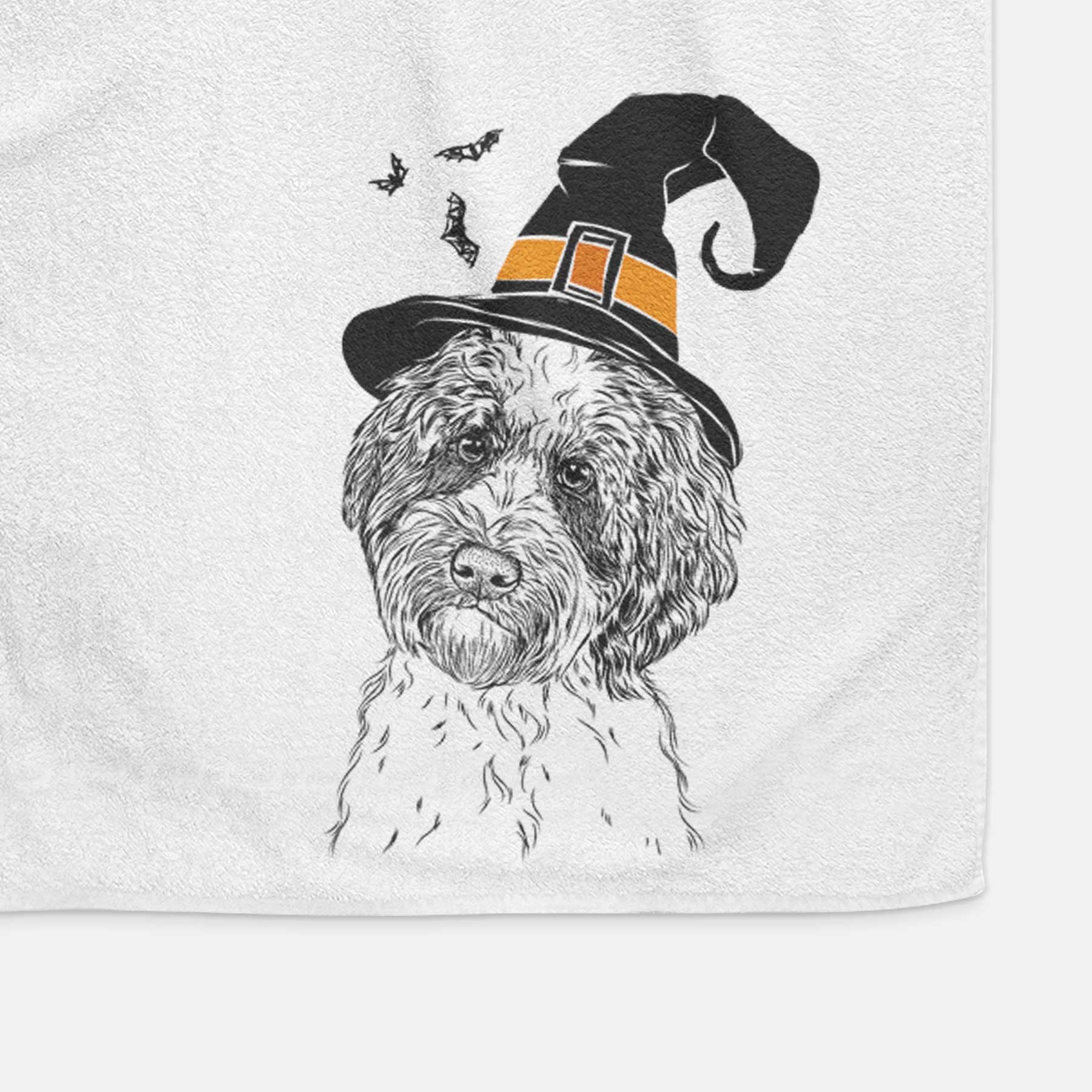 Rooney the Aussiedoodle Decorative Hand Towel