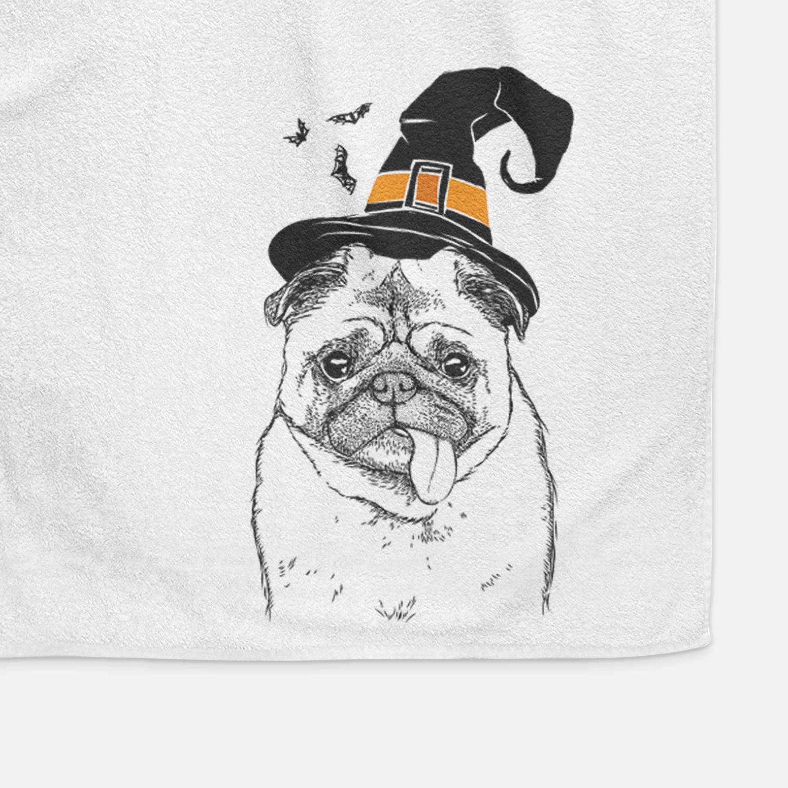 Rosie the Pug Decorative Hand Towel