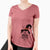 Witch Rosie the Pug - Women's V-neck Shirt