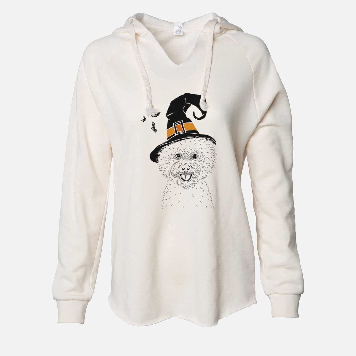 Witch Ross the Bichon Frise - Cali Wave Hooded Sweatshirt