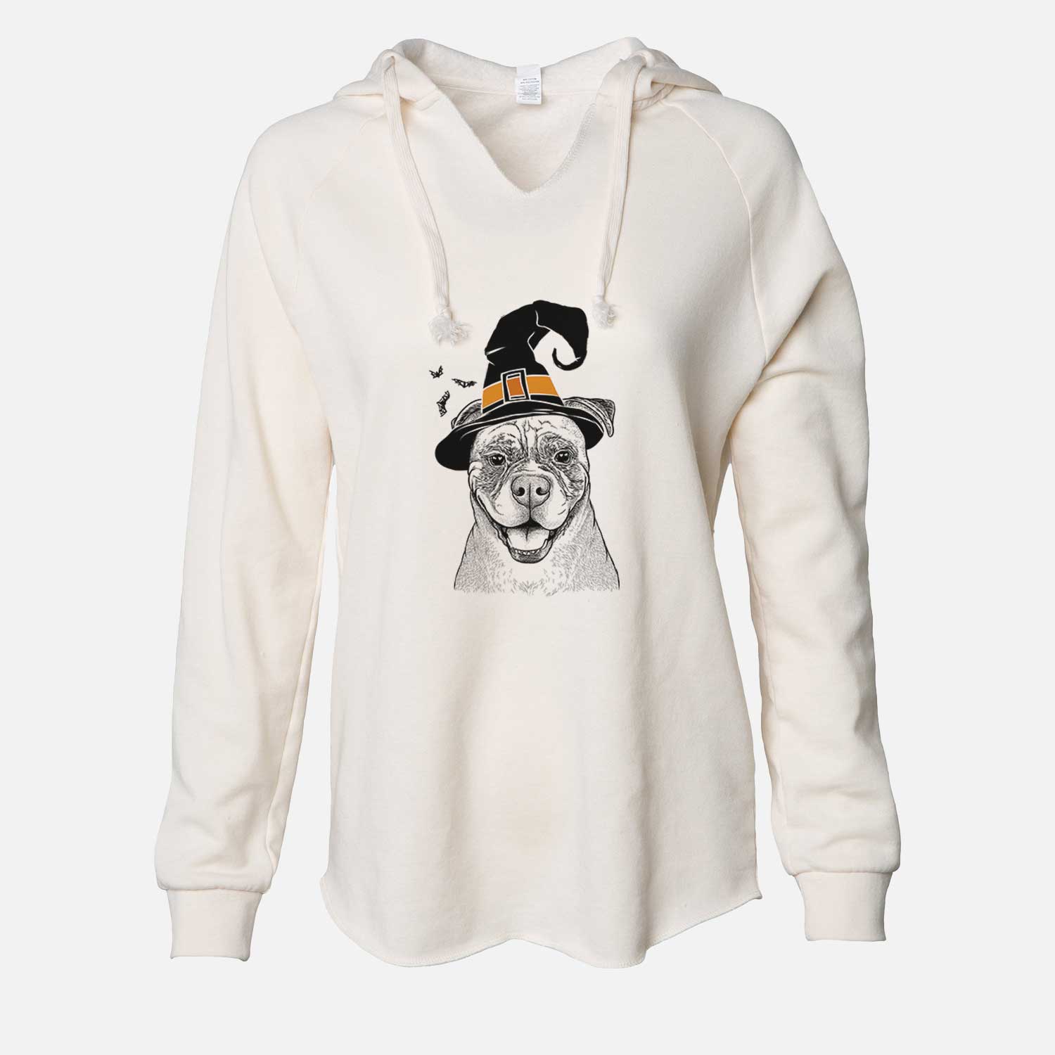 Witch Rufus the American Bulldog - Cali Wave Hooded Sweatshirt