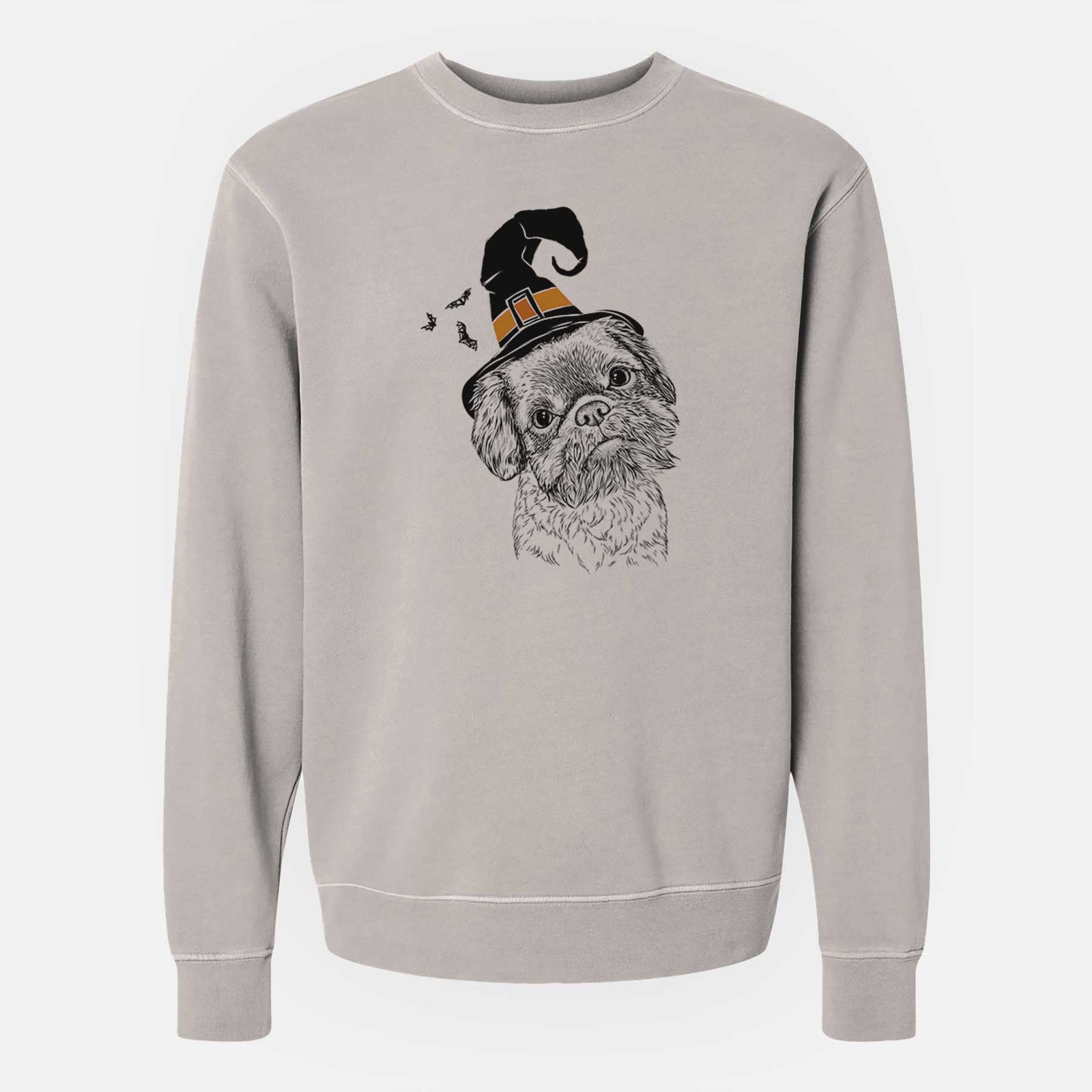 Witch Rufus the Shiffon - Unisex Pigment Dyed Crew Sweatshirt