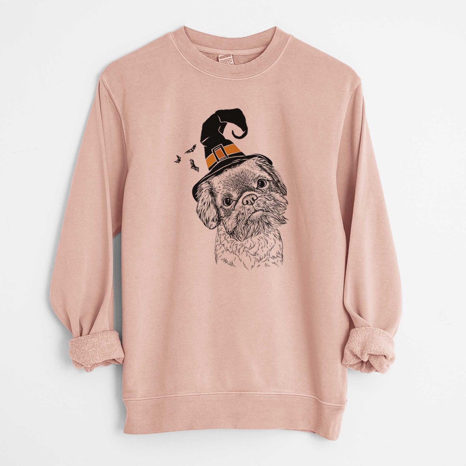 Witch Rufus the Shiffon - Unisex Pigment Dyed Crew Sweatshirt