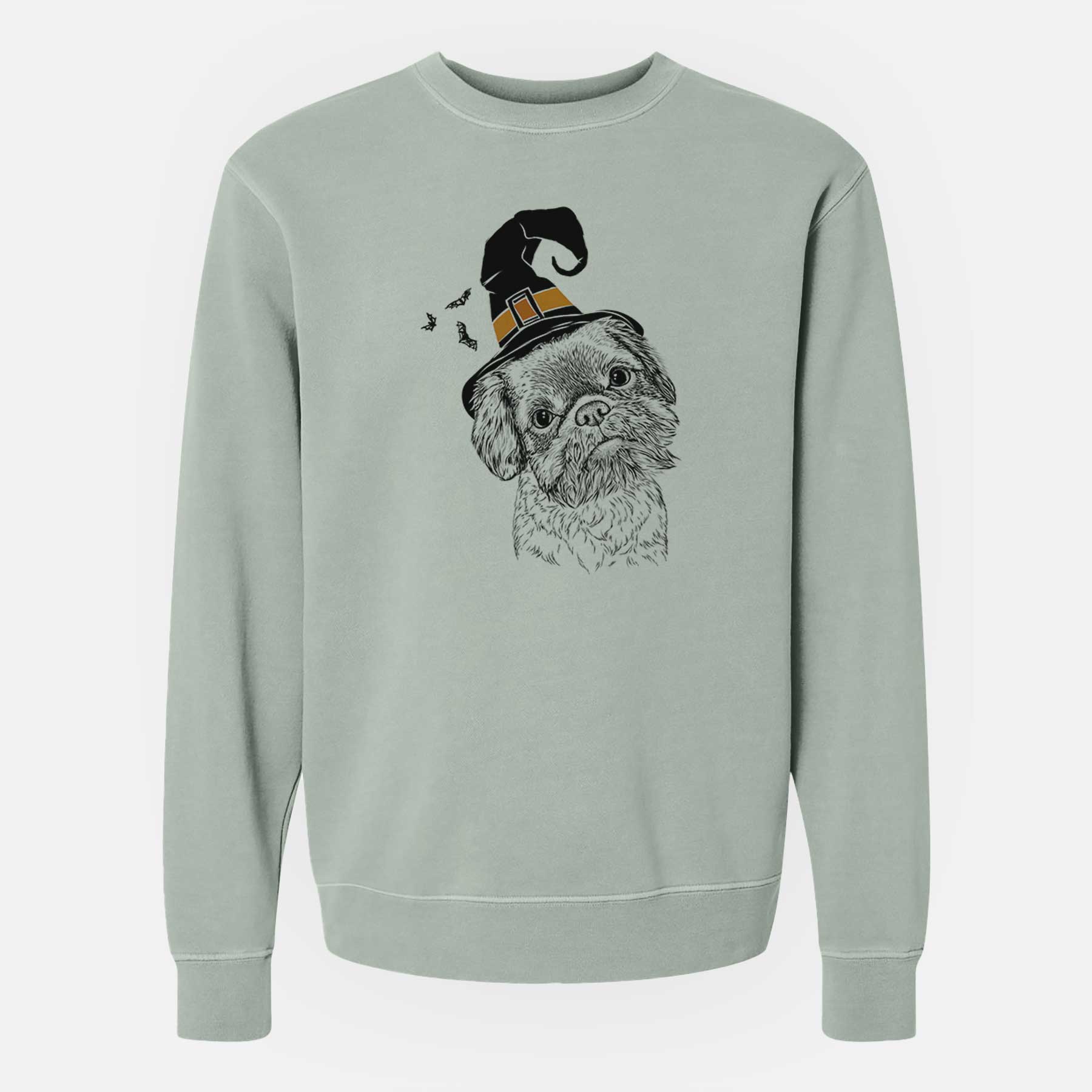 Witch Rufus the Shiffon - Unisex Pigment Dyed Crew Sweatshirt