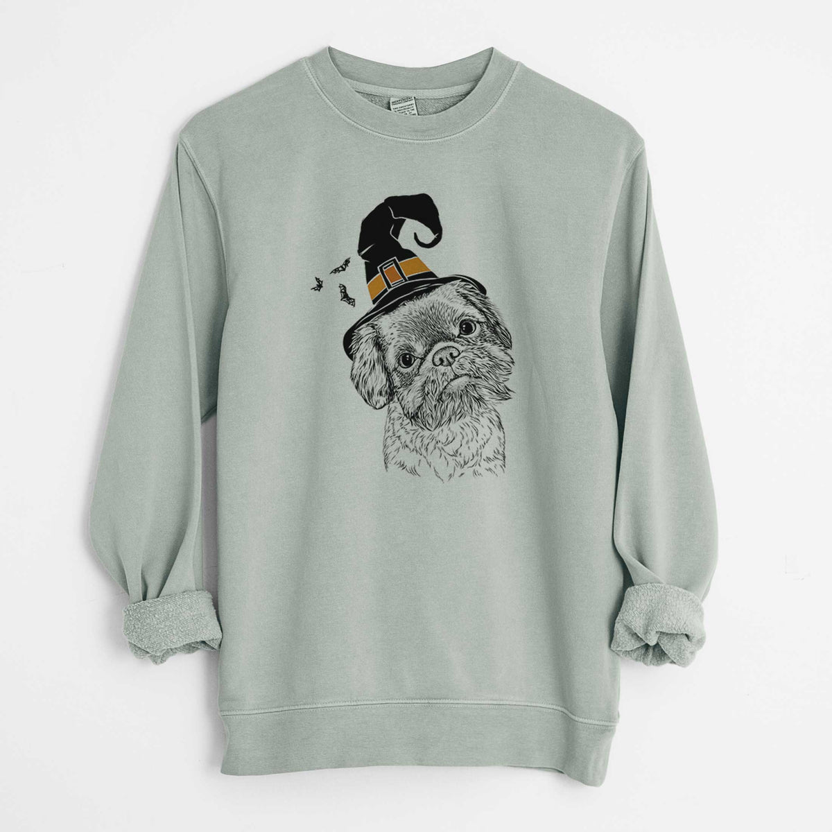 Witch Rufus the Shiffon - Unisex Pigment Dyed Crew Sweatshirt