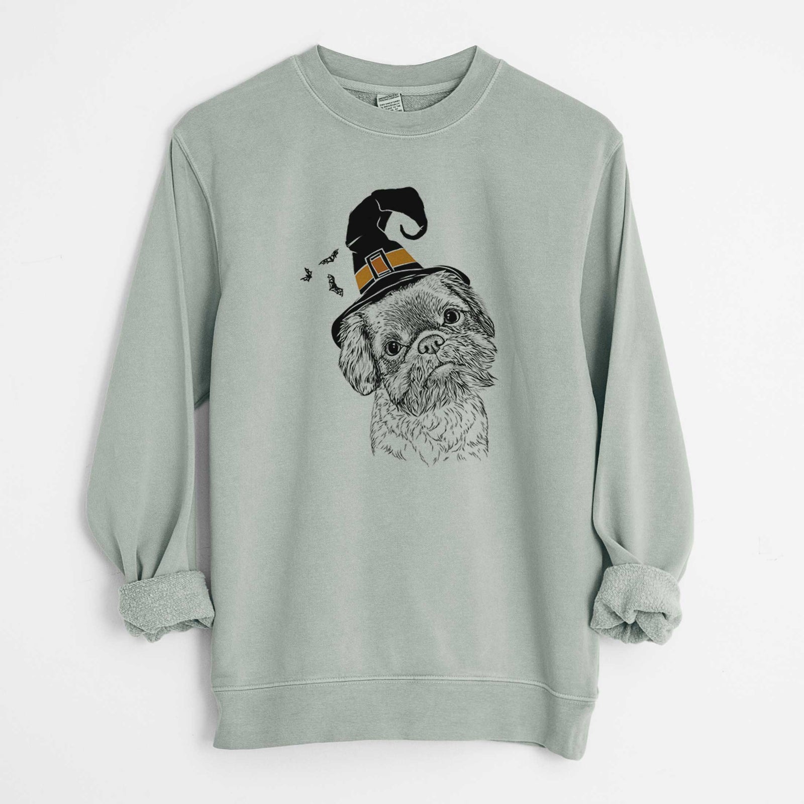 Witch Rufus the Shiffon - Unisex Pigment Dyed Crew Sweatshirt