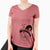 Witch Ruxtin the Mixed Breed - Women's V-neck Shirt