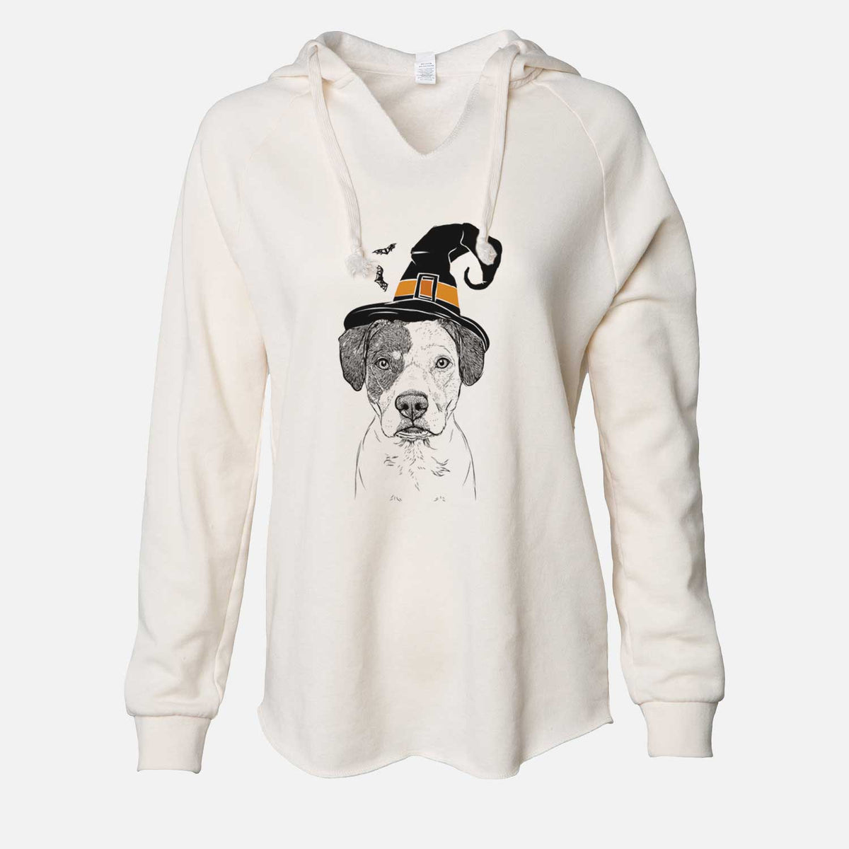 Witch Ryleigh the Beagle Pitbull Mix - Cali Wave Hooded Sweatshirt