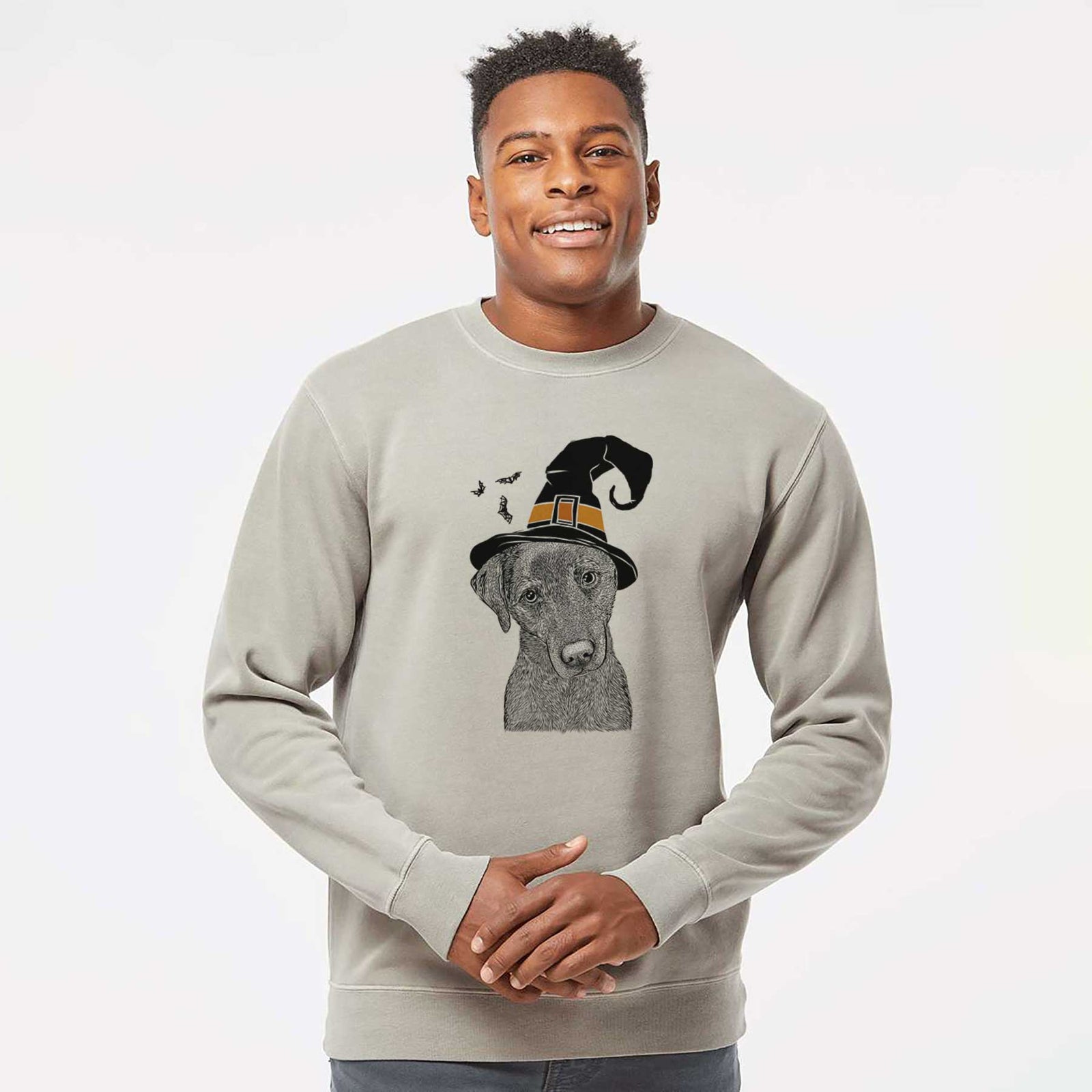 Witch Sadie the Whipador - Unisex Pigment Dyed Crew Sweatshirt