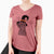 Witch Sadie the Whipador - Women's V-neck Shirt