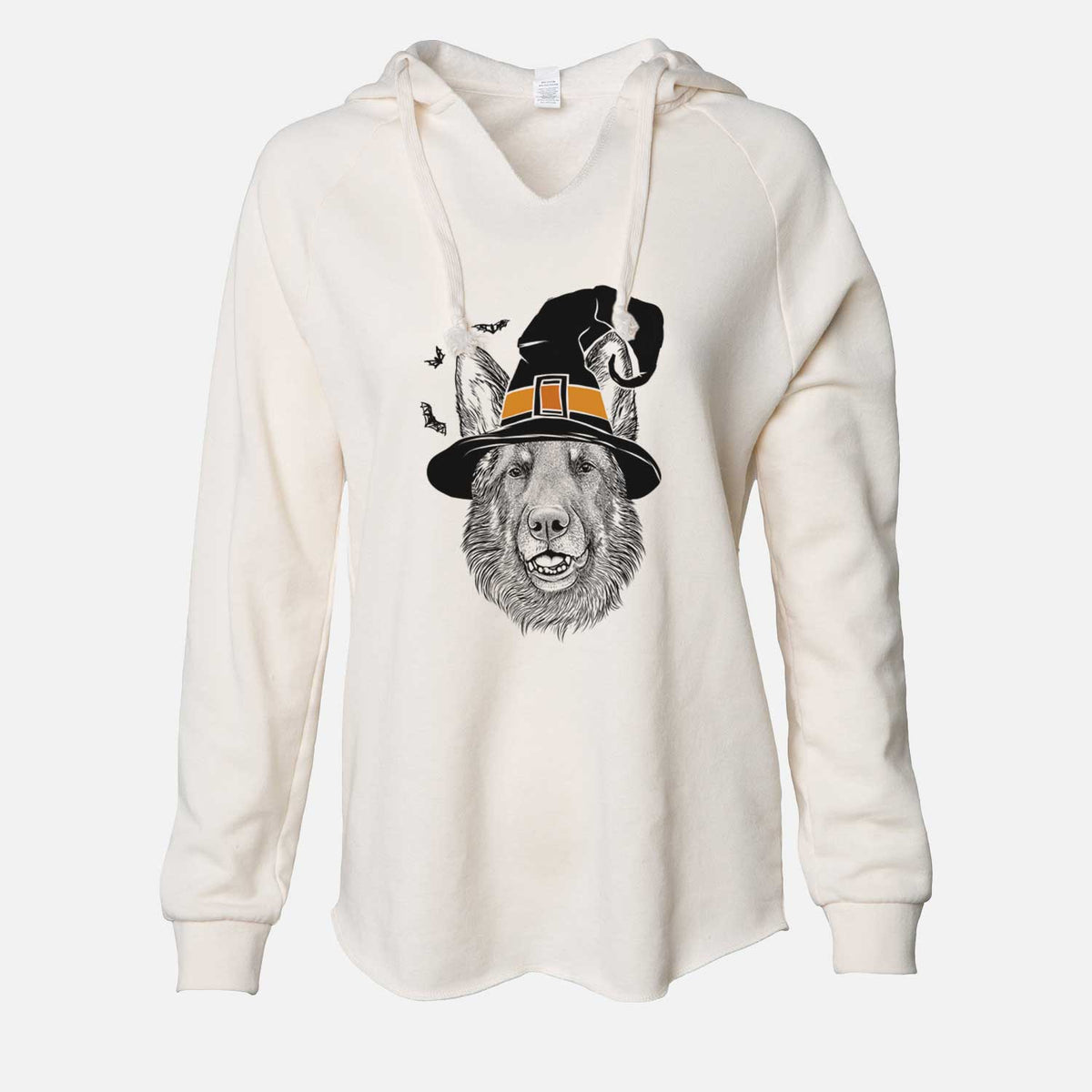 Witch Sammie the German Shepherd - Cali Wave Hooded Sweatshirt