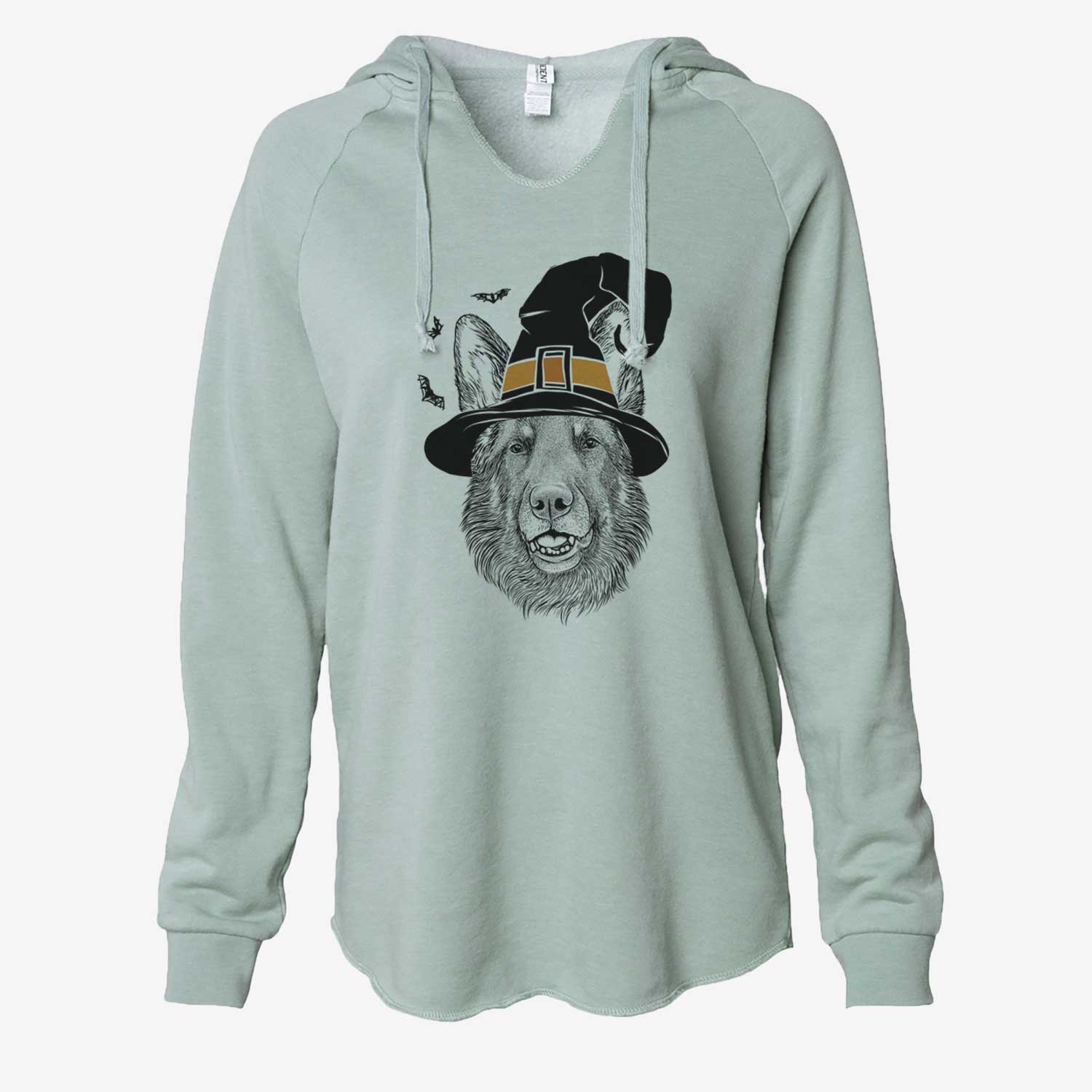 Witch Sammie the German Shepherd - Cali Wave Hooded Sweatshirt