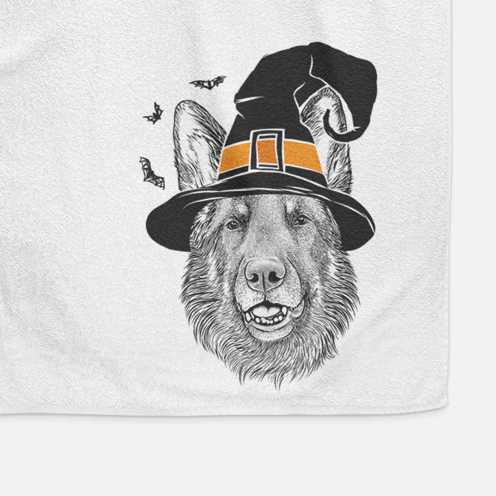 Sammie the German Shepherd Decorative Hand Towel