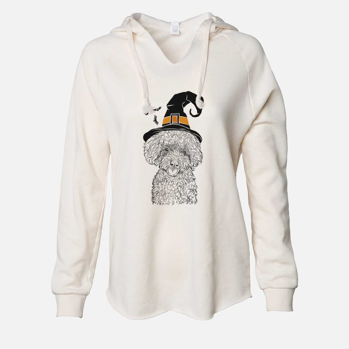 Witch Satsu the Micro Teacup Poodle - Cali Wave Hooded Sweatshirt