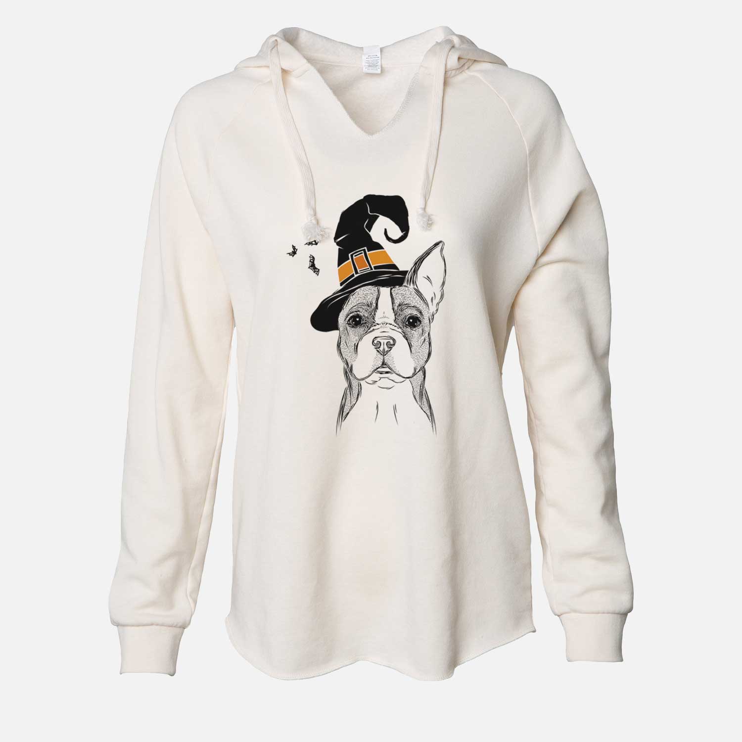 Witch Scout the Boston Terrier - Cali Wave Hooded Sweatshirt
