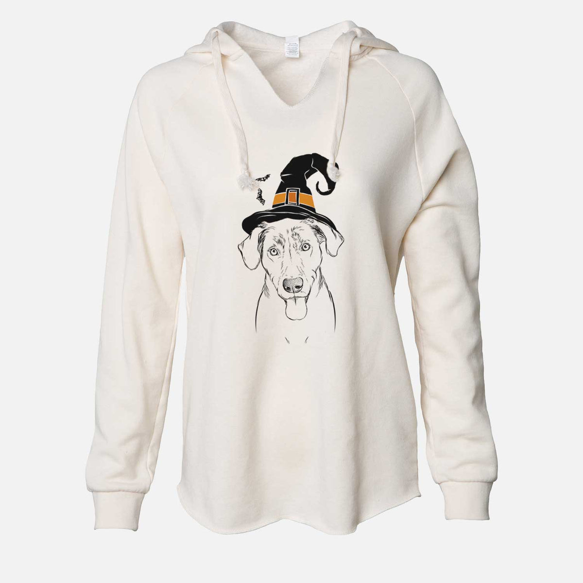 Witch Scout Marie the Chocolate Lab - Cali Wave Hooded Sweatshirt