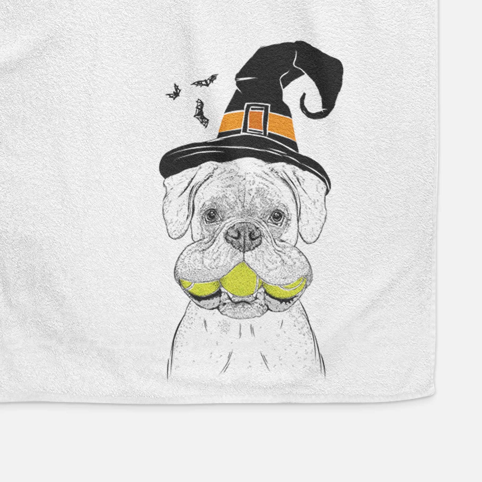 Seamus the Boxer Decorative Hand Towel