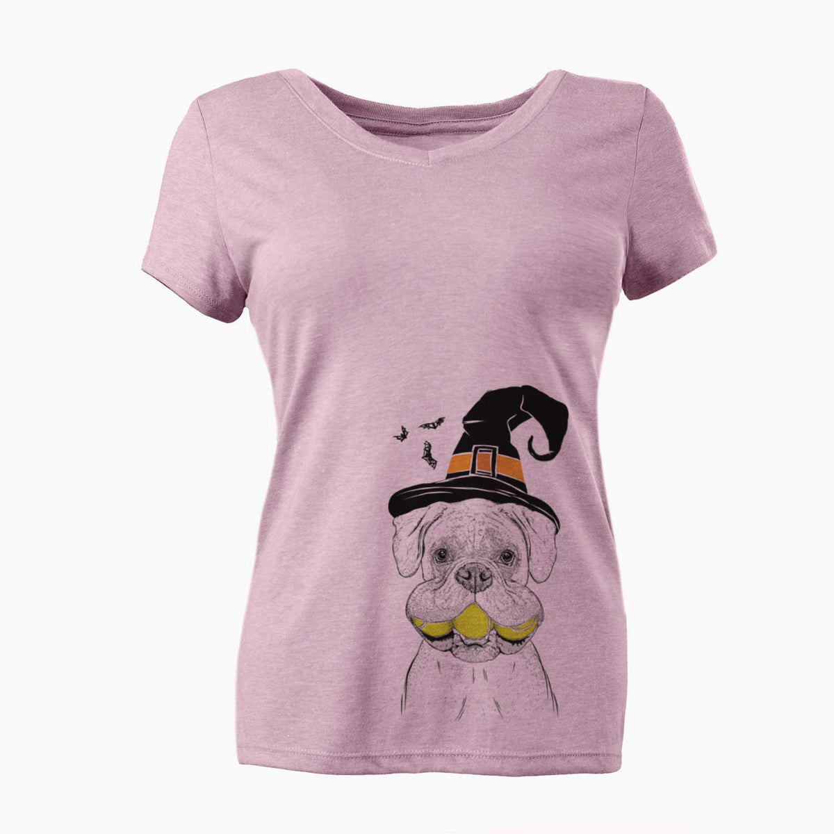 Witch Seamus the Boxer - Women's V-neck Shirt
