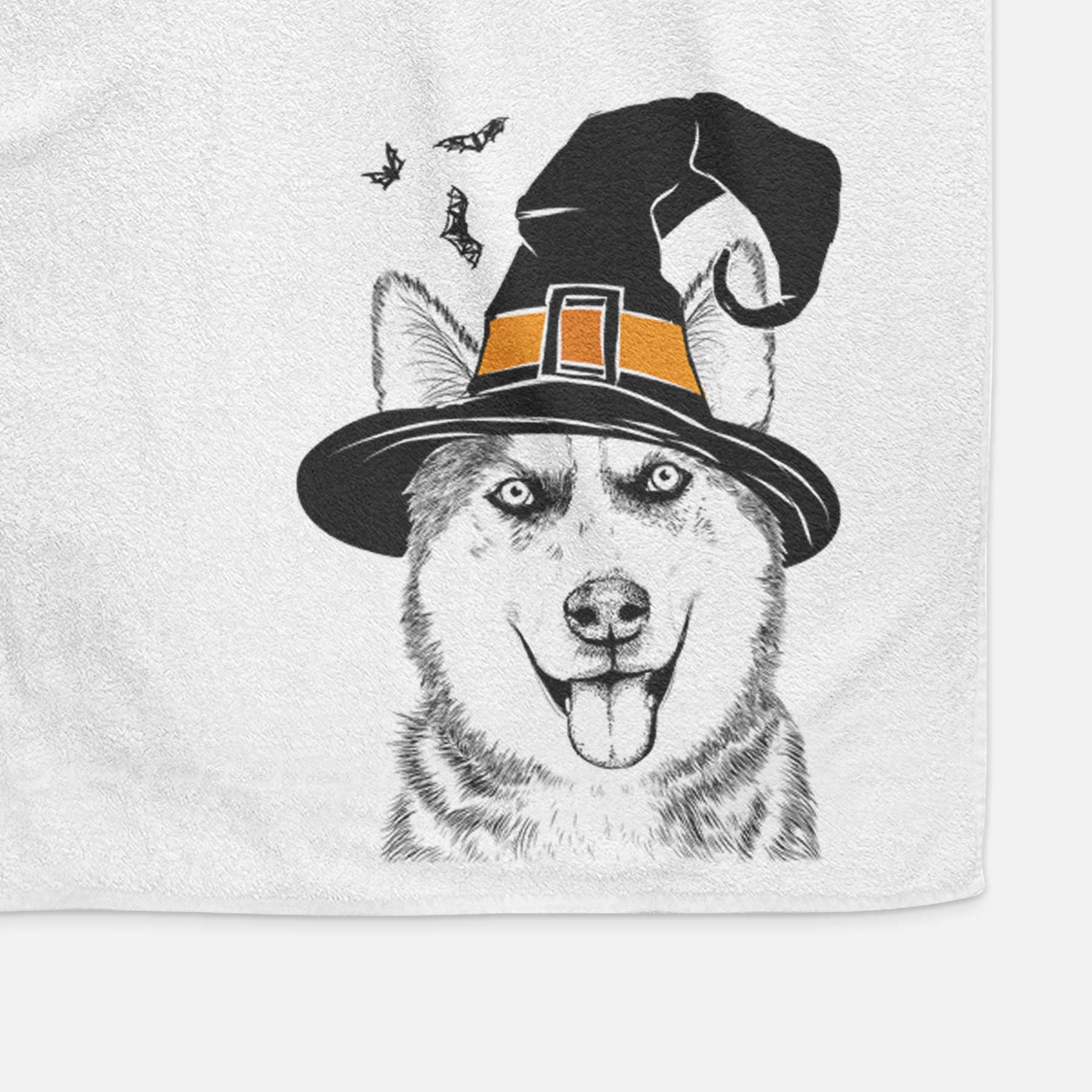 Sesi the Siberian Husky Hand Towel