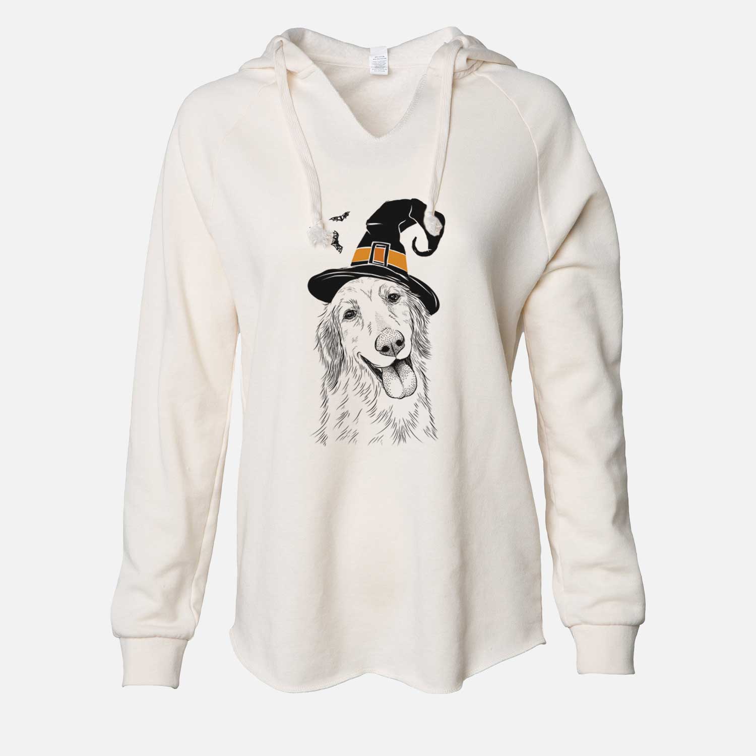 Witch Shelby the Golden Retriever - Cali Wave Hooded Sweatshirt