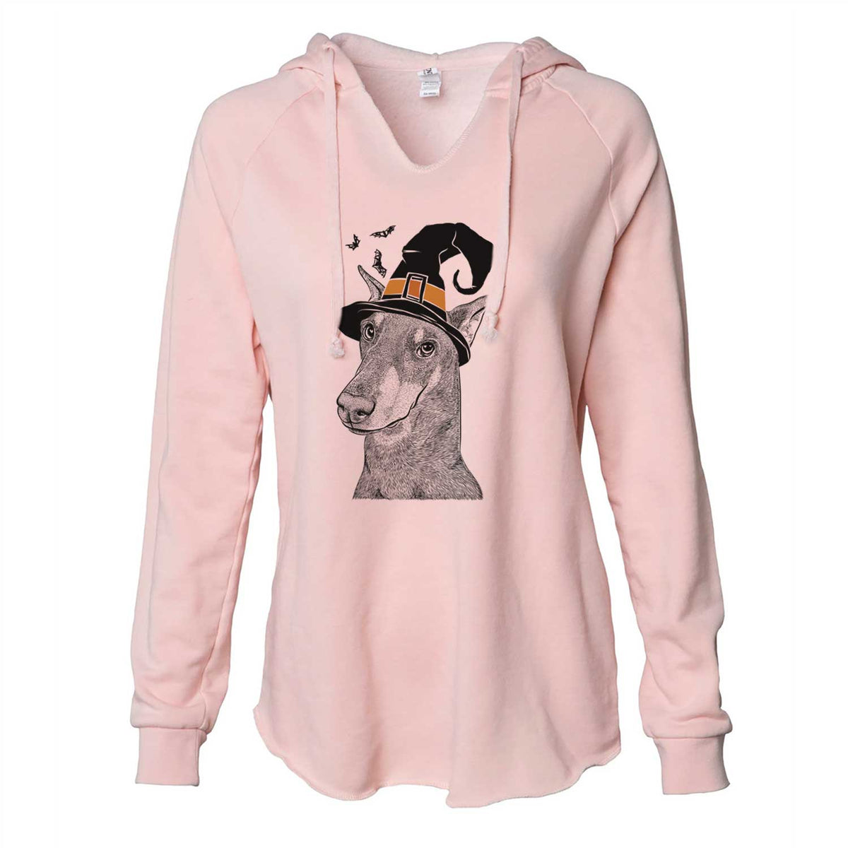 Witch Shelby the Doberman Pinscher - Cali Wave Hooded Sweatshirt