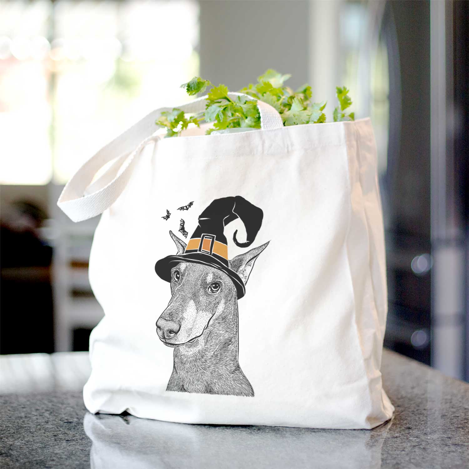 Shelby the Doberman Pinscher - Tote Bag