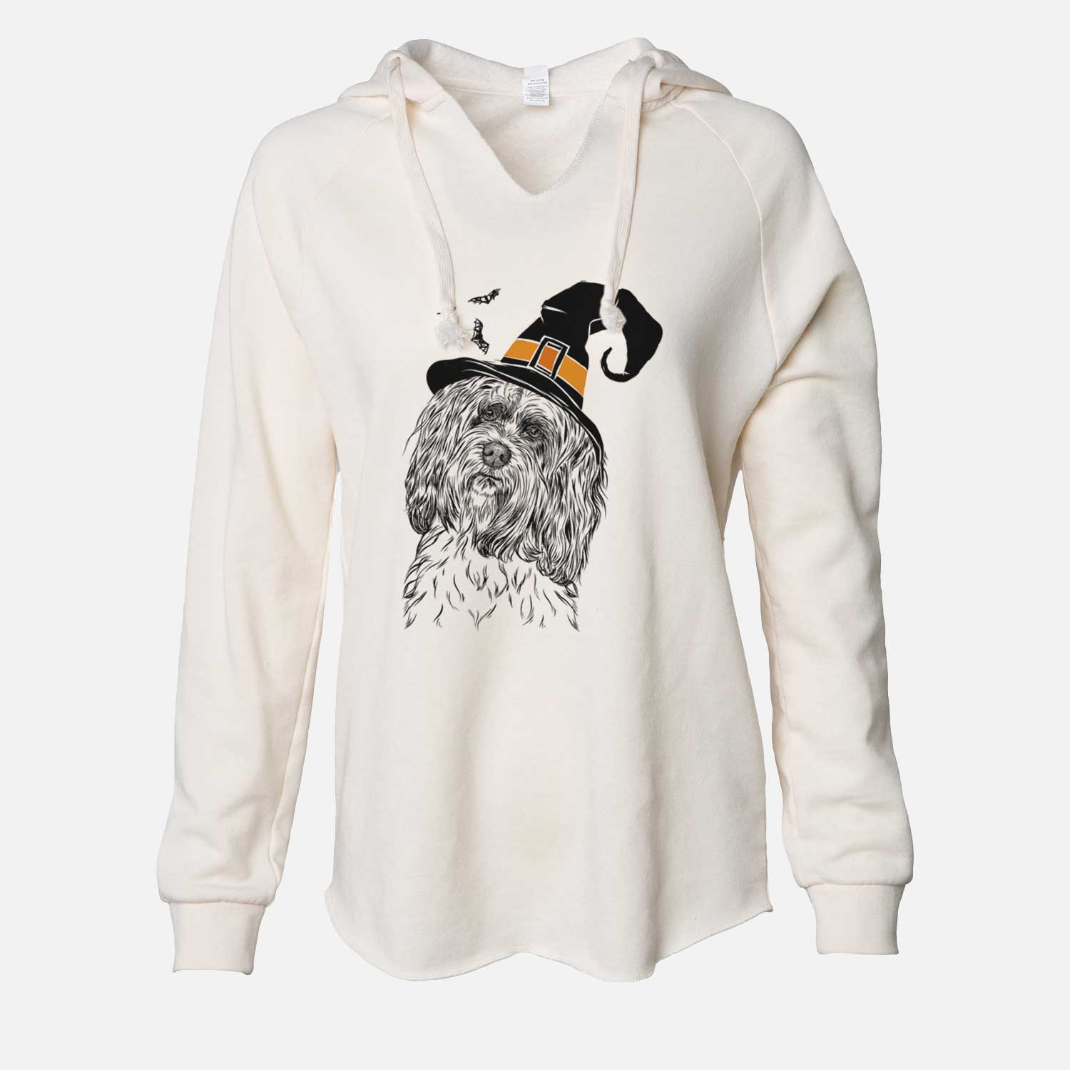 Witch Shenpa the Tibetan Terrier - Cali Wave Hooded Sweatshirt