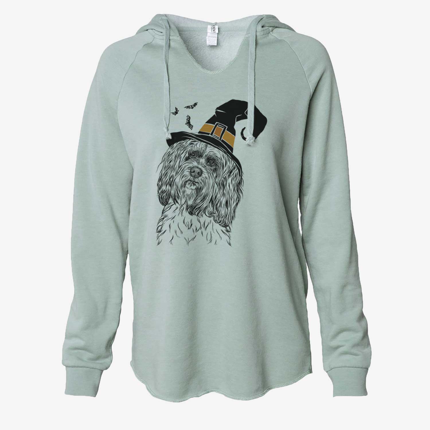 Witch Shenpa the Tibetan Terrier - Cali Wave Hooded Sweatshirt