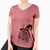 Witch Shenpa the Tibetan Terrier - Women's V-neck Shirt