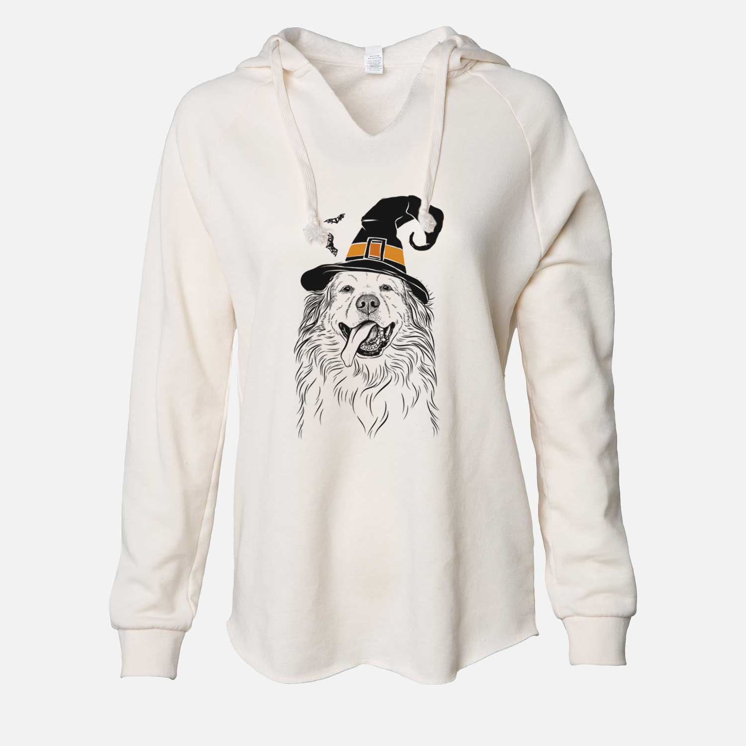 Witch Shooter the Golden Retriever - Cali Wave Hooded Sweatshirt