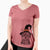 Witch Sig the Rottweiler - Women's V-neck Shirt