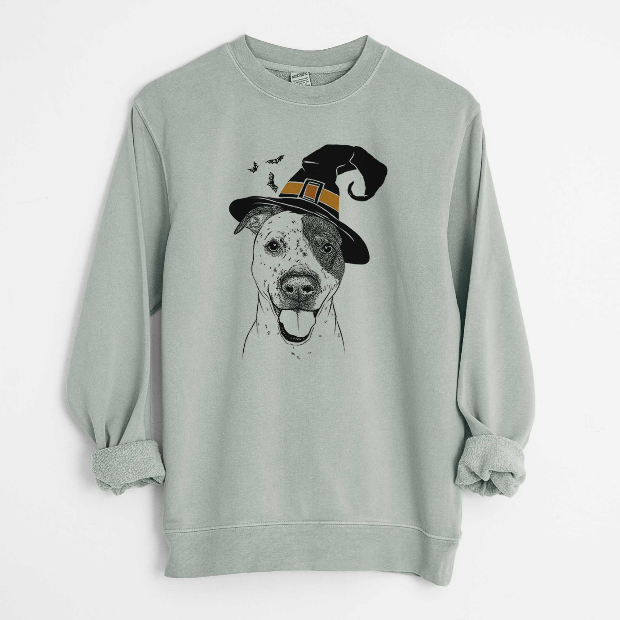 Witch Simon the Mixed Breed - Unisex Pigment Dyed Crew Sweatshirt