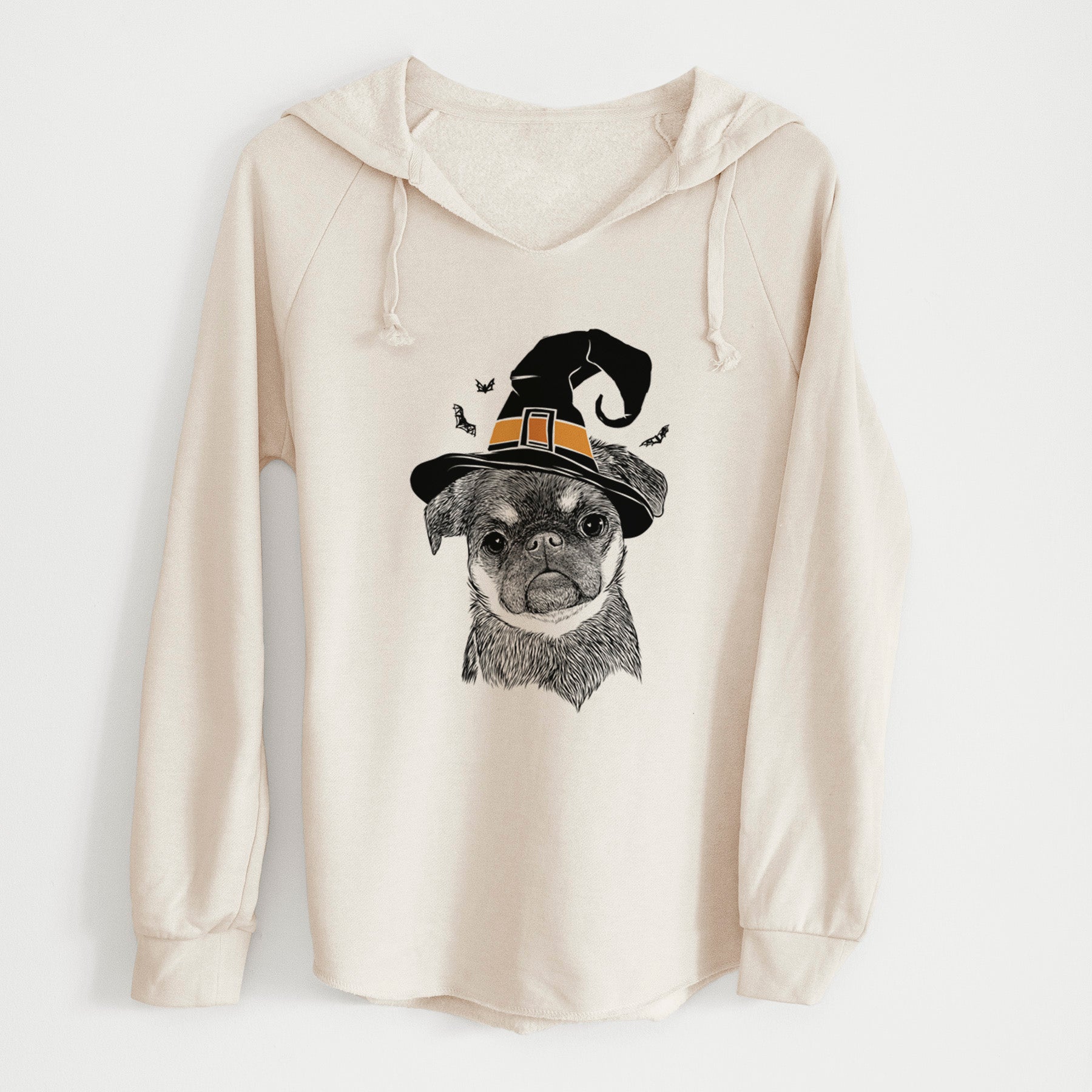 Witch Simone the Brussels Griffon - Cali Wave Hooded Sweatshirt