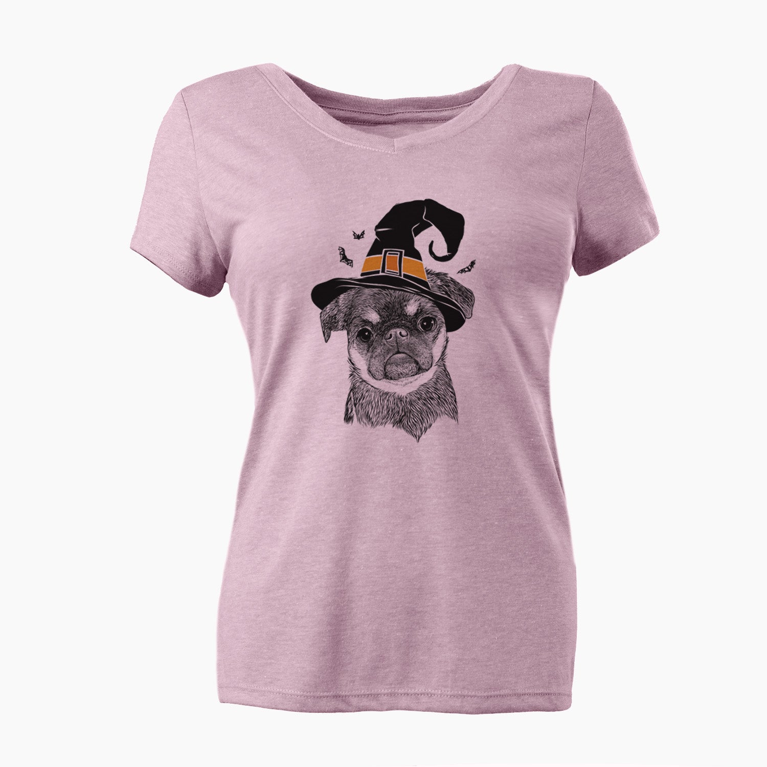 Witch Simone the Brussels Griffon - Women's Perfect V-neck Shirt