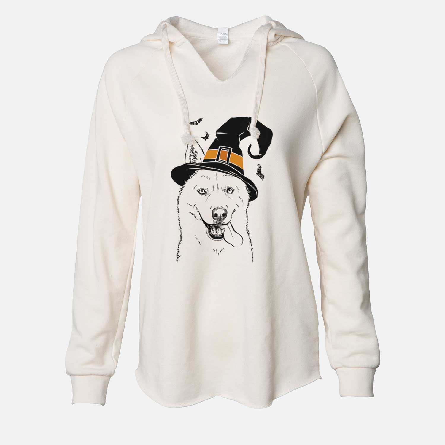 Witch Sinatra  the Siberian Husky - Cali Wave Hooded Sweatshirt