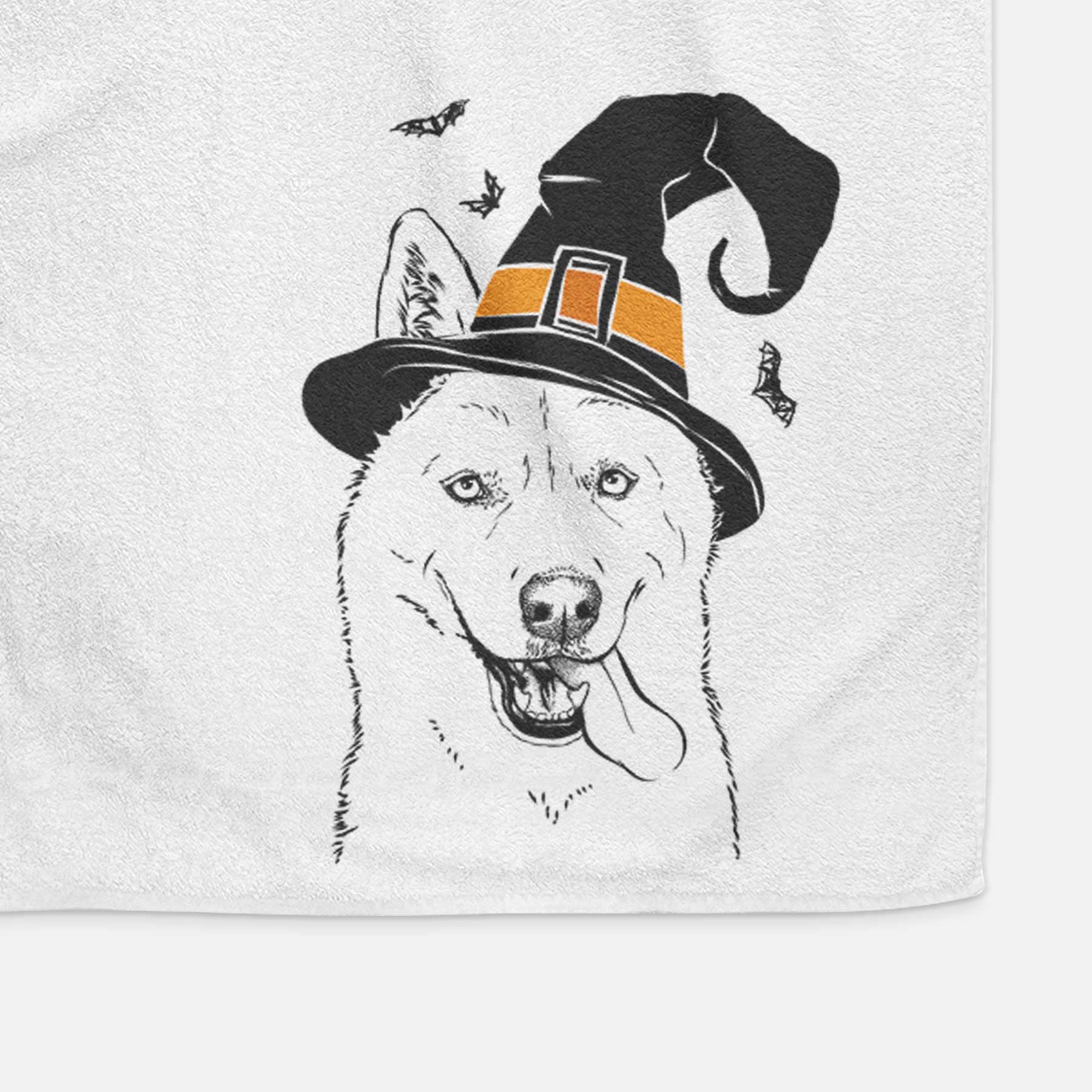 Sinatra  the Siberian Husky Decorative Hand Towel