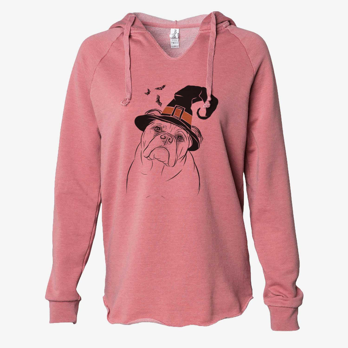 Witch Sir Louis the English Bulldog - Cali Wave Hooded Sweatshirt