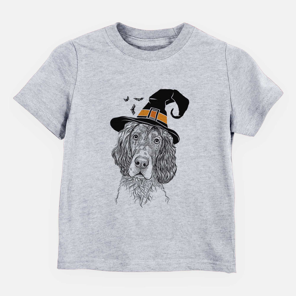 Halloween Sir Rexford the Blue Belton English Setter - Kids/Youth/Toddler Shirt
