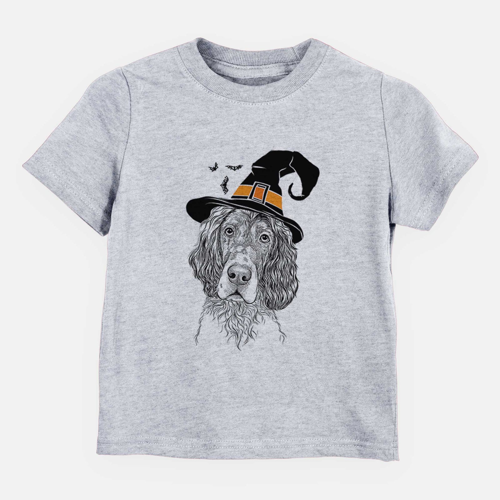 Halloween Sir Rexford the Blue Belton English Setter - Kids/Youth/Toddler Shirt