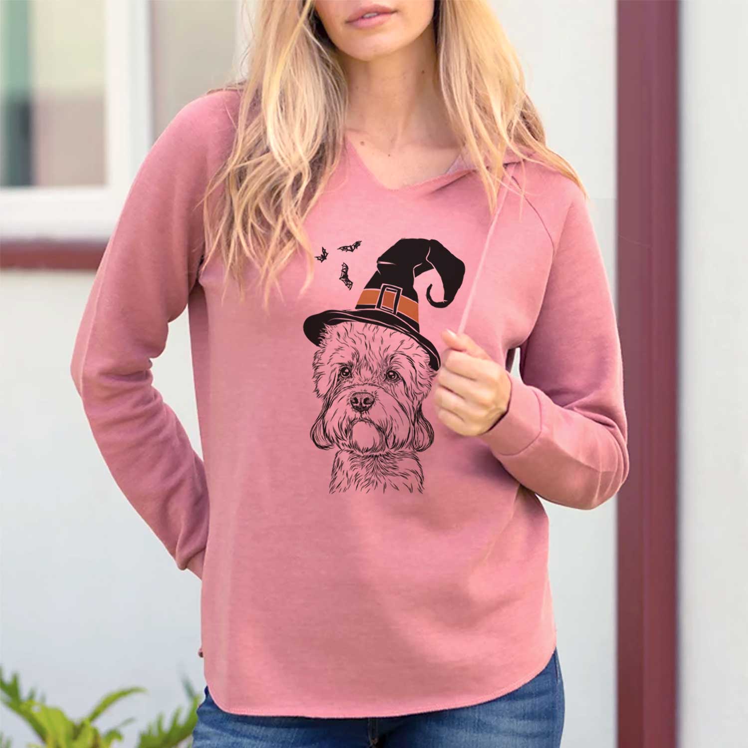 Witch Sir Walter the Dandie Dinmont Terrier - Cali Wave Hooded Sweatshirt