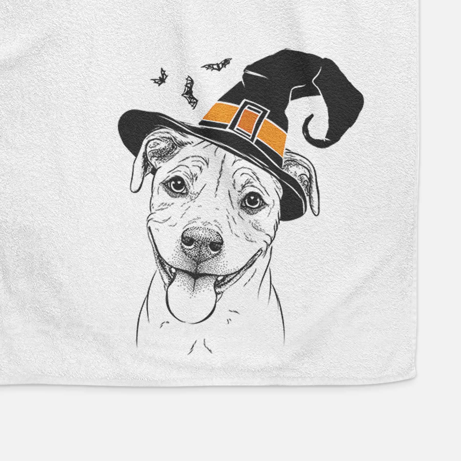 Skye the Pitweiler Decorative Hand Towel